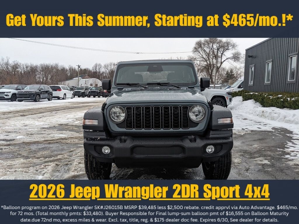 New 2026 Jeep Wrangler Sport S Sport Utility