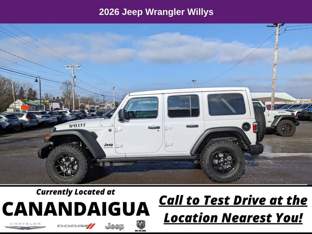 New 2026 Jeep Wrangler Willys Sport Utility