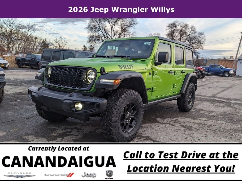 New 2026 Jeep Wrangler Willys Sport Utility