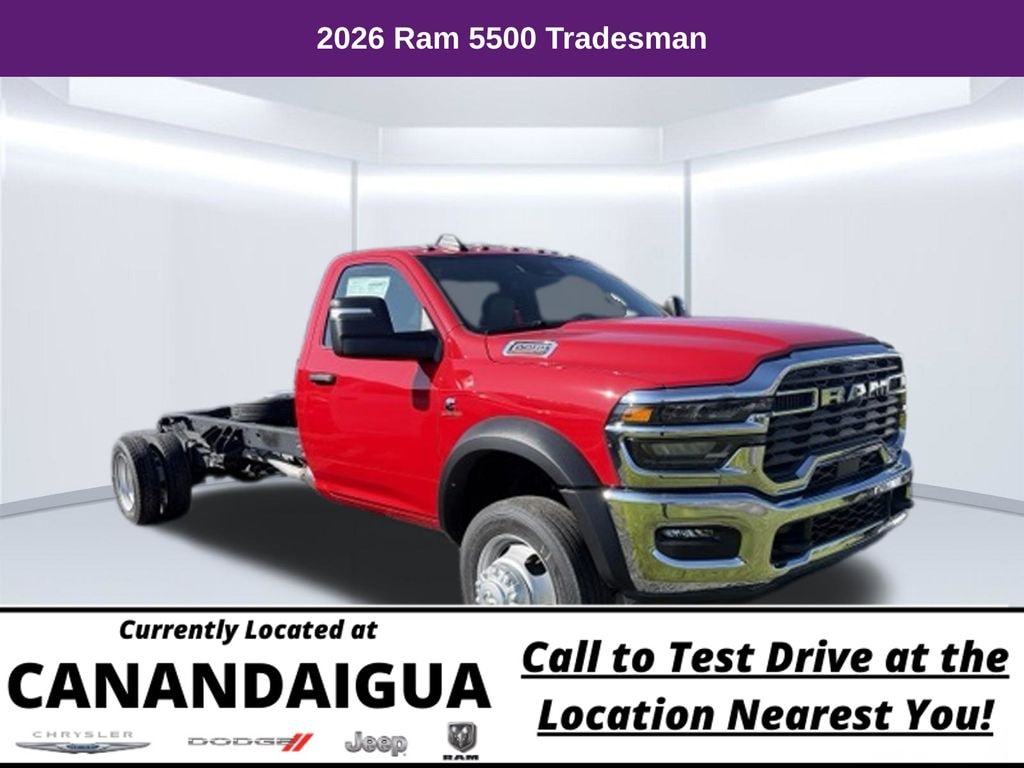 New 2026 Ram 5500HD Tradesman Pickup