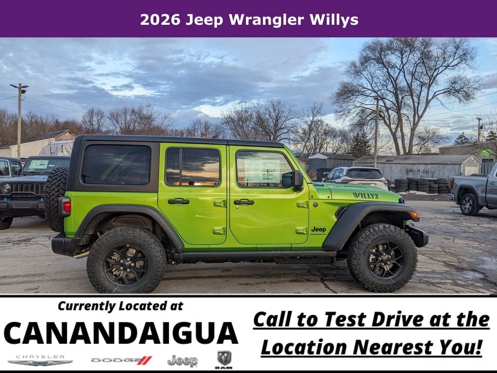 New 2026 Jeep Wrangler Willys Sport Utility