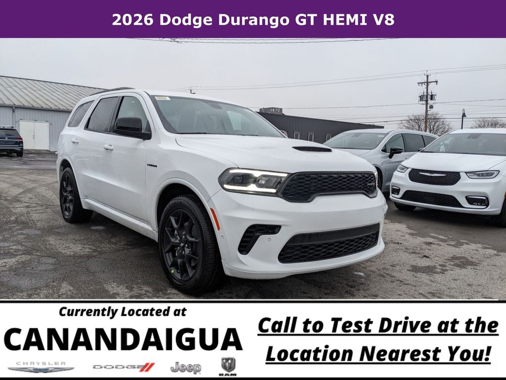 New 2026 Dodge Durango GT Hemi V8 Sport Utility