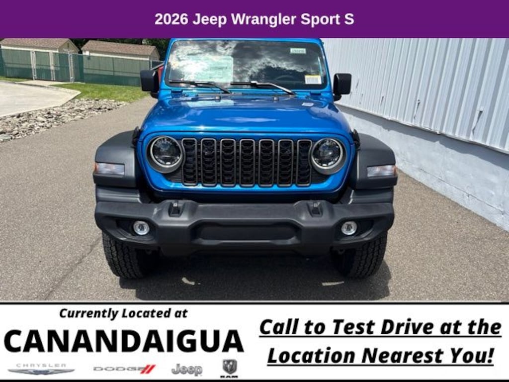 New 2026 Jeep Wrangler Sport S Sport Utility