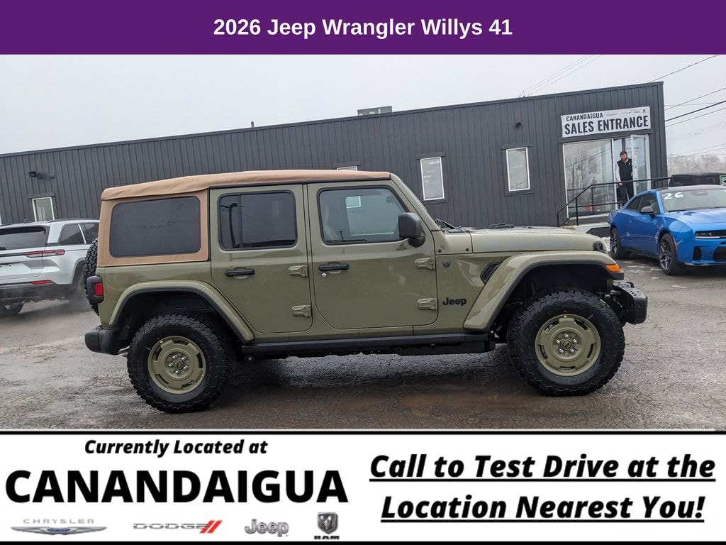 New 2026 Jeep Wrangler Willys 41 Sport Utility
