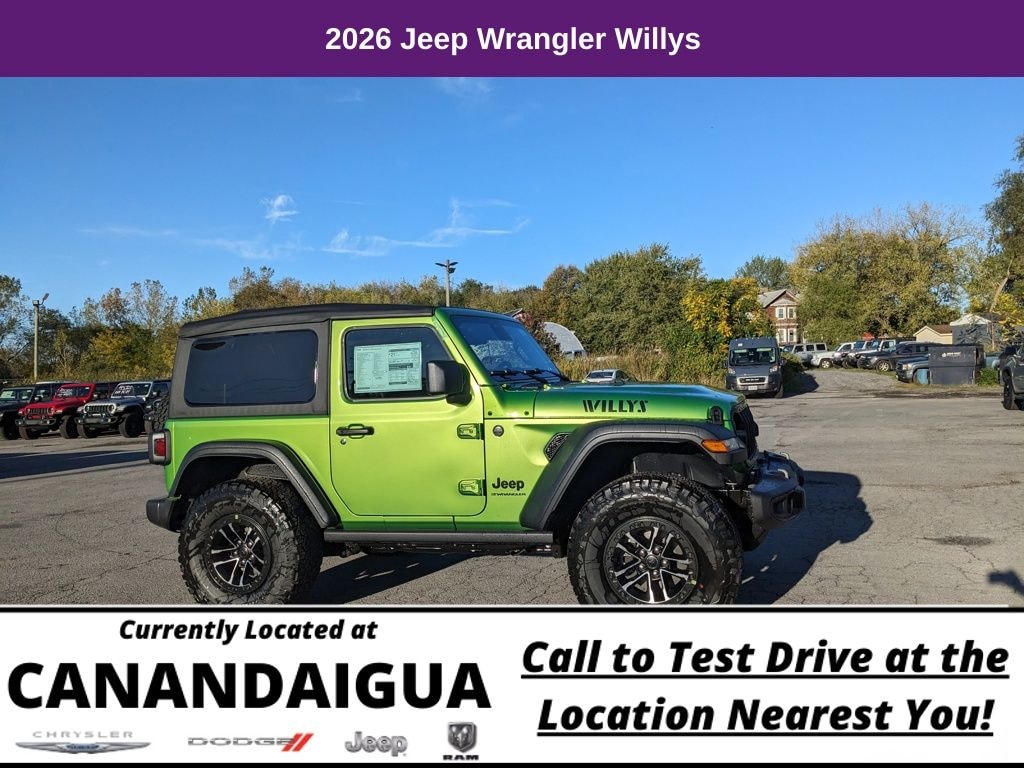 New 2026 Jeep Wrangler Willys Sport Utility