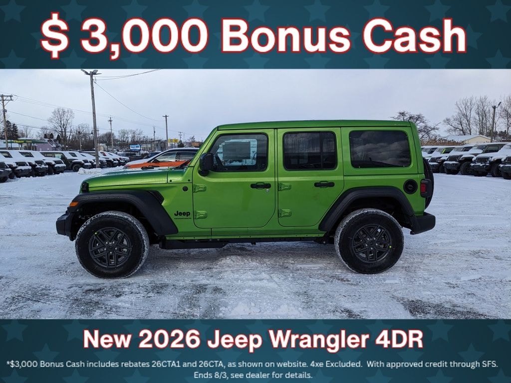 New 2026 Jeep Wrangler Sport S Sport Utility