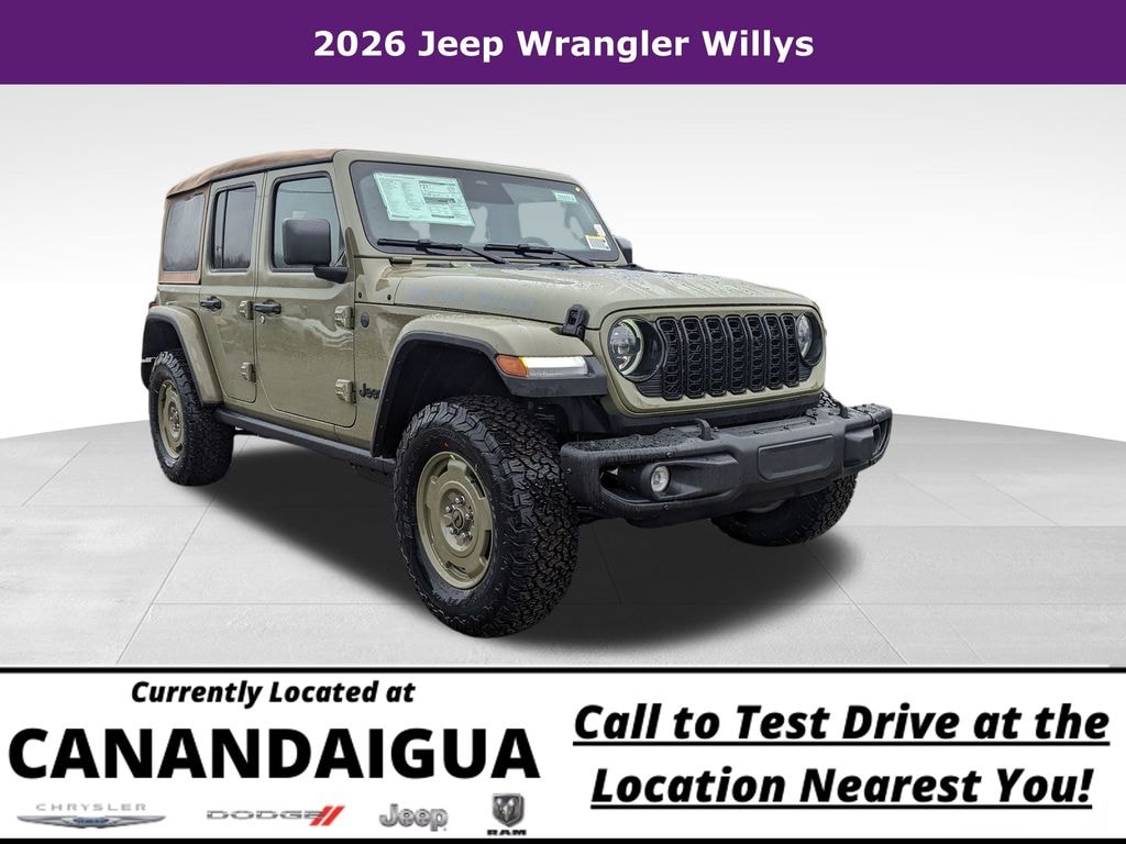 New 2026 Jeep Wrangler Willys Sport Utility