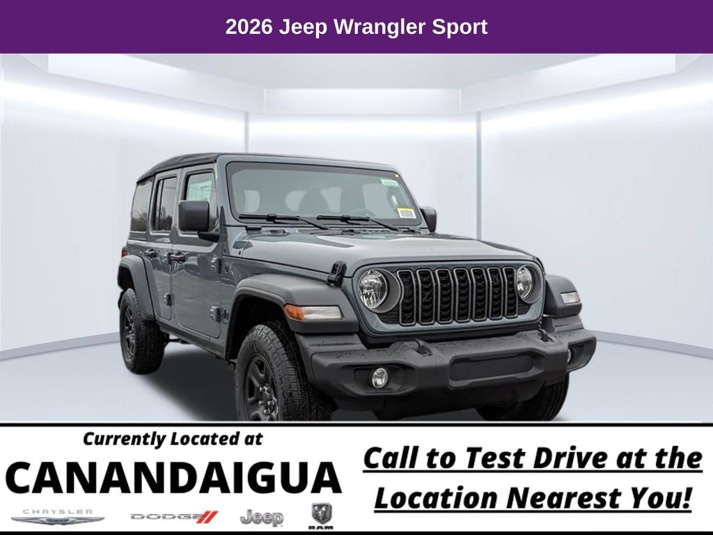 New 2026 Jeep Wrangler Sport Sport Utility