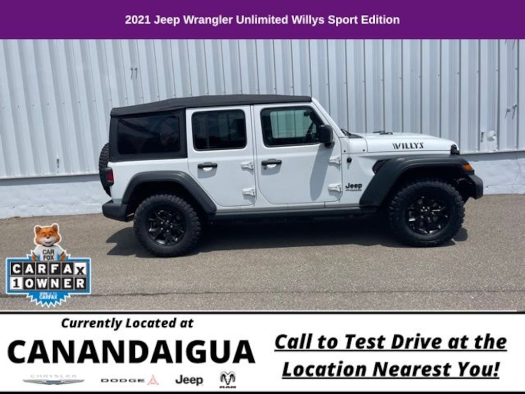 Used 2021 Jeep Wrangler Unlimited Sport SUV