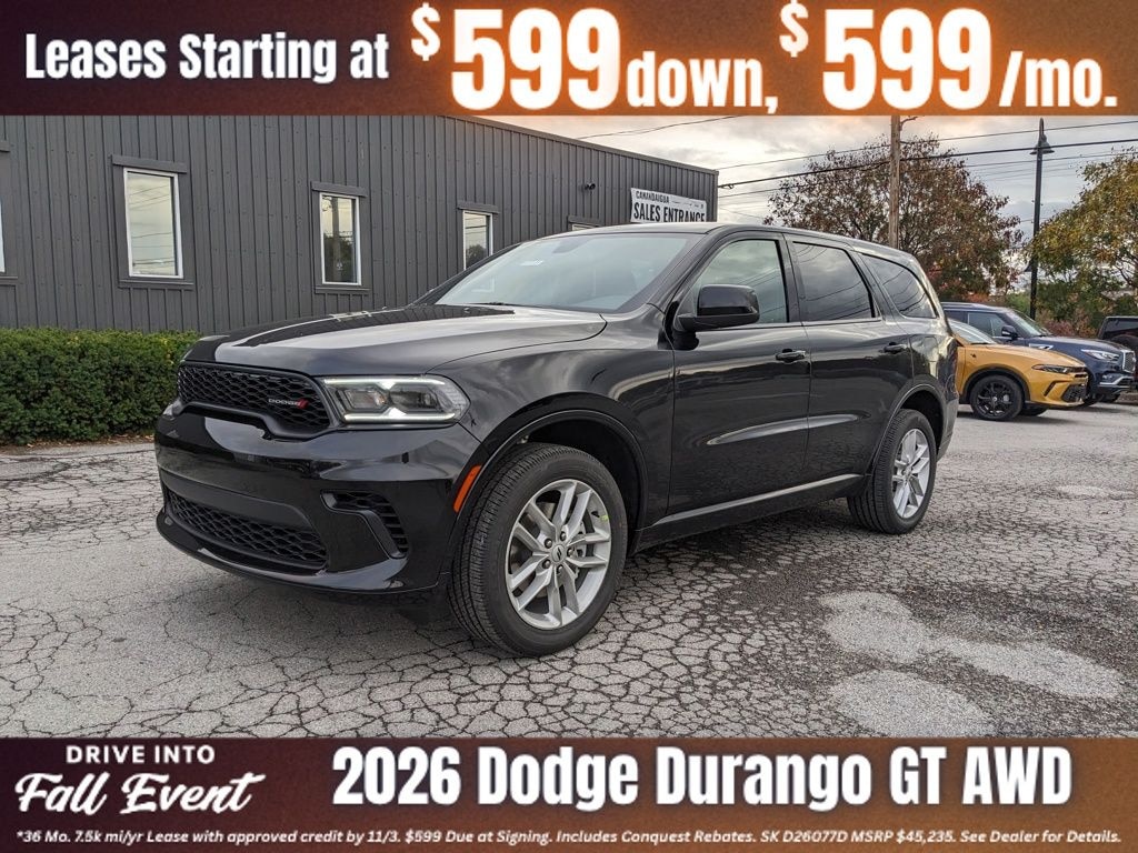 New 2026 Dodge Durango GT Sport Utility