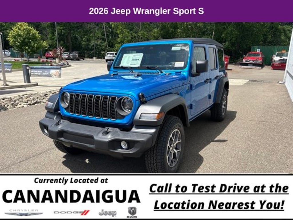 New 2026 Jeep Wrangler Sport S Sport Utility