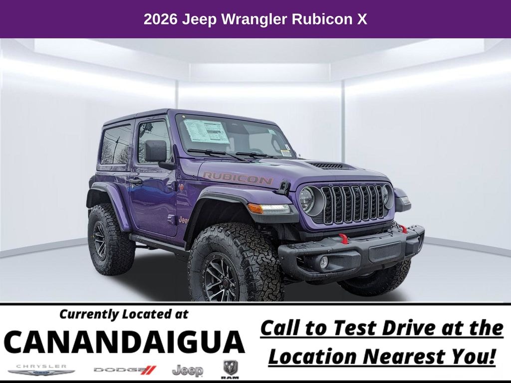 New 2026 Jeep Wrangler Rubicon X Sport Utility
