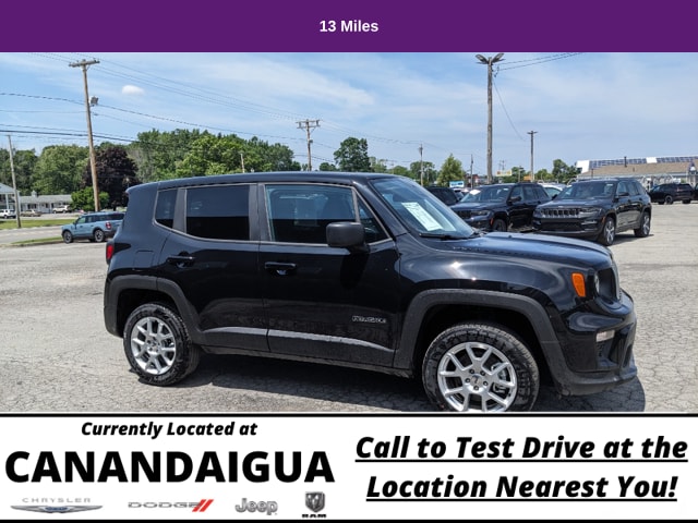 Used 2023 Jeep Renegade Latitude with VIN ZACNJDB15PPP57445 for sale in Canandaigua, NY