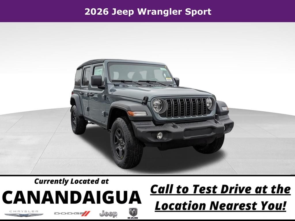 New 2026 Jeep Wrangler Sport Sport Utility