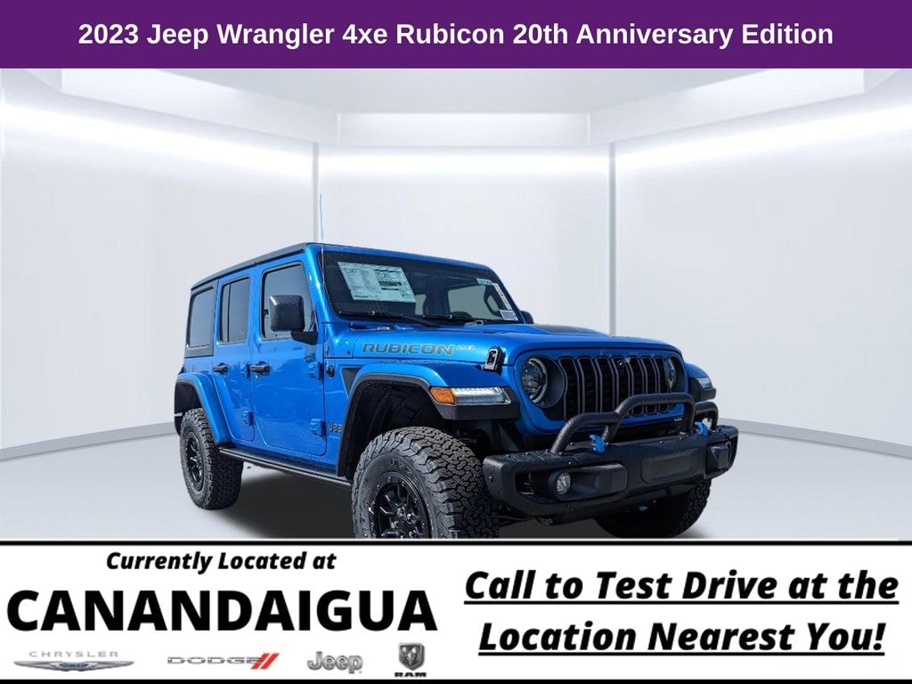 New 2023 Jeep Wrangler Rubicon 20th Anniversary Edition 4xe Sport Utility