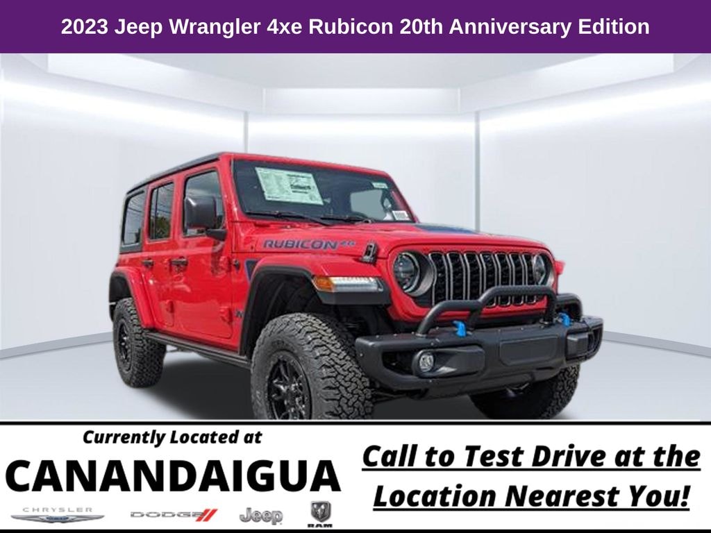 New 2023 Jeep Wrangler Rubicon 20th Anniversary Edition 4xe Sport Utility
