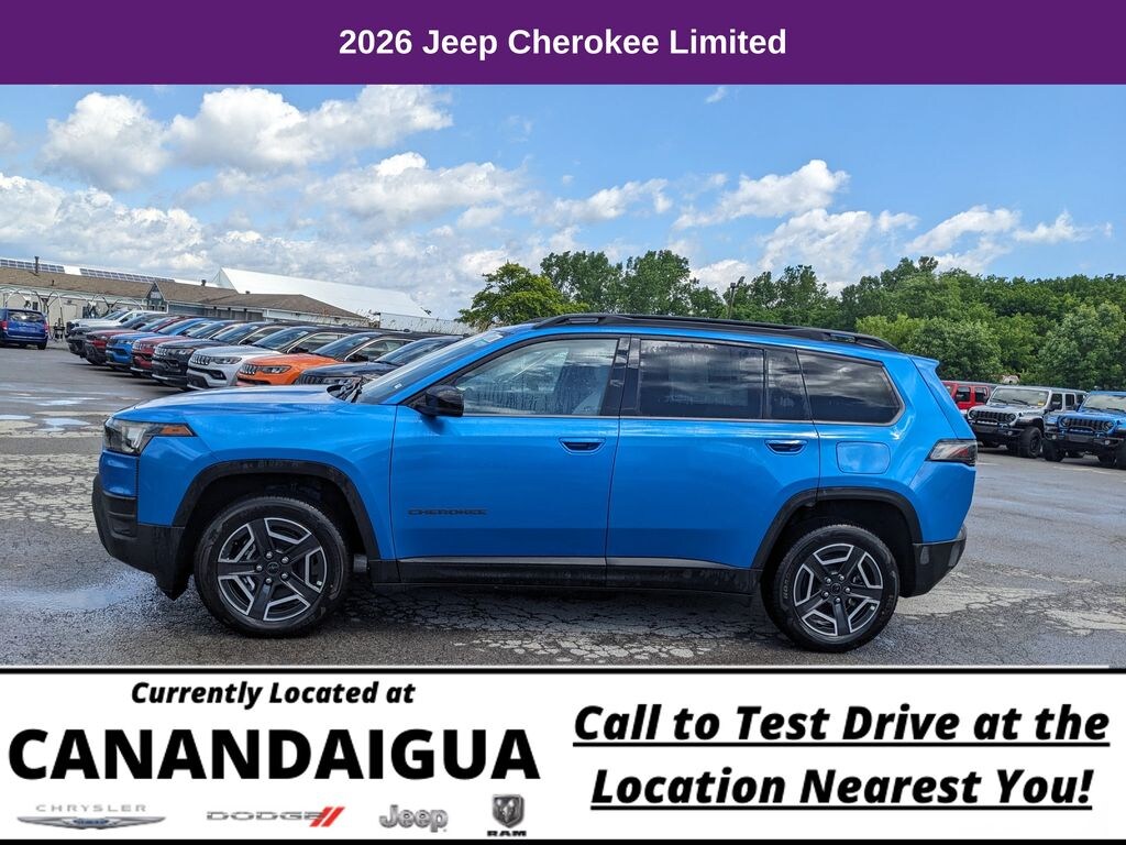 New 2026 Jeep Cherokee Limited Sport Utility