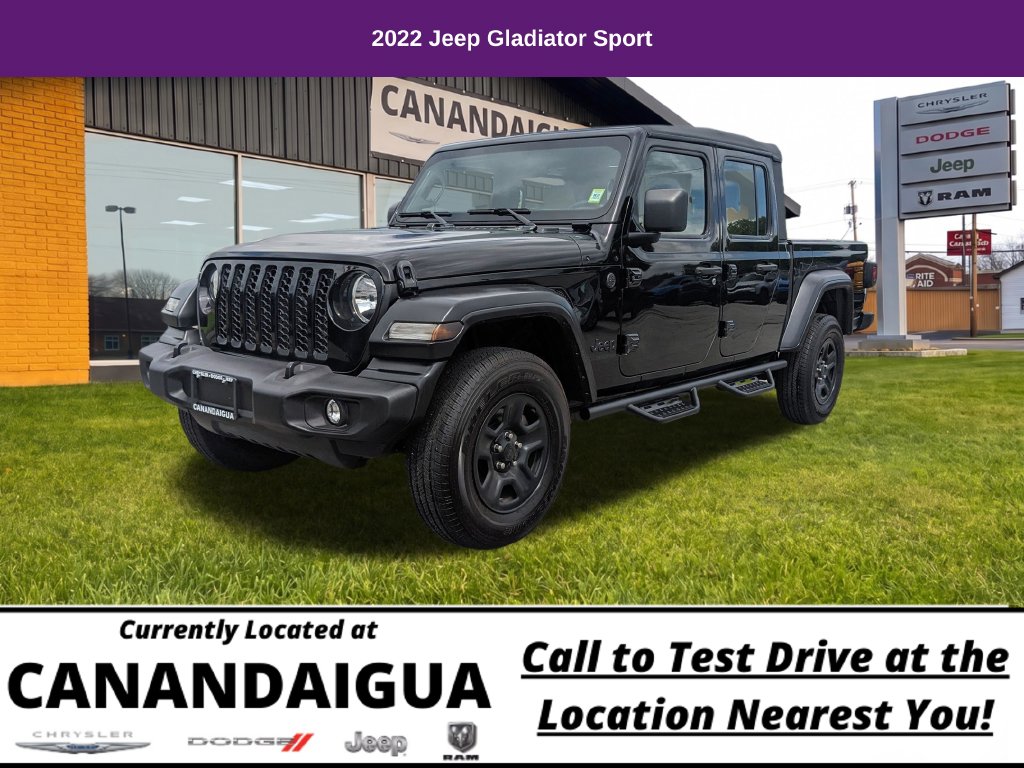 Used 2022 Jeep Gladiator Sport Truck Crew Cab