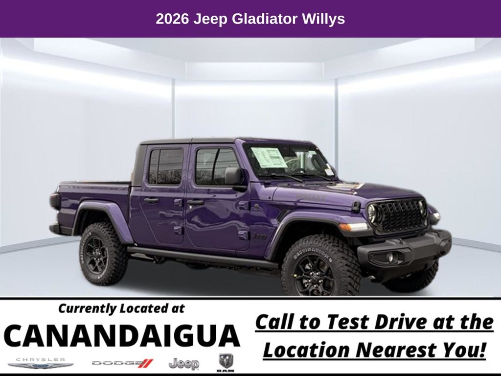 New 2026 Jeep Gladiator Willys Pickup