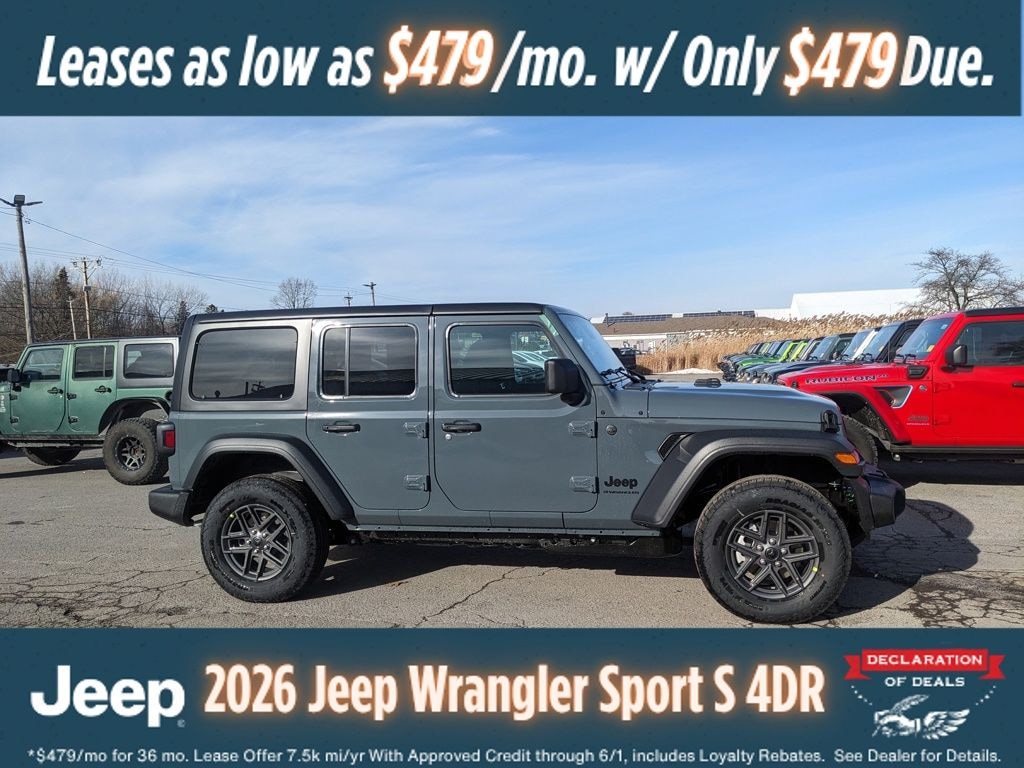 New 2026 Jeep Wrangler Sport S Sport Utility
