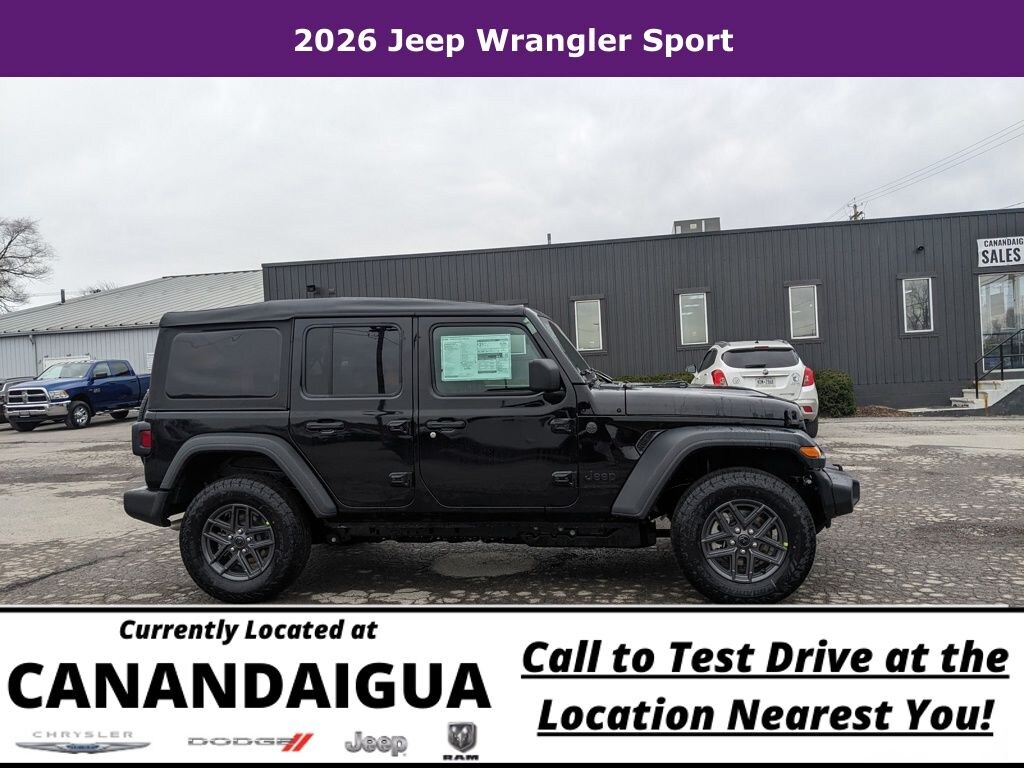 New 2026 Jeep Wrangler Sport Sport Utility