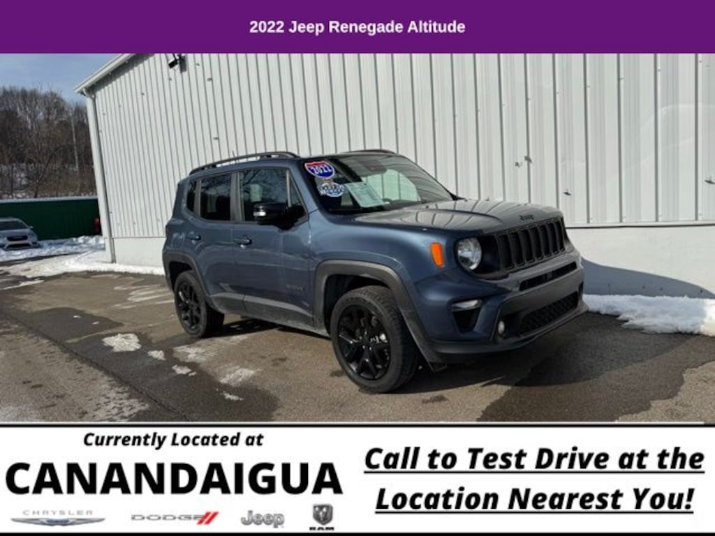 Used 2022 Jeep Renegade Latitude SUV