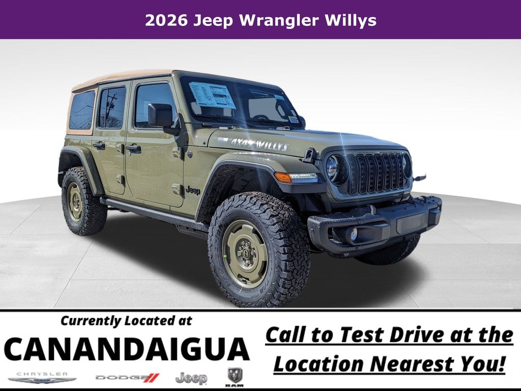 New 2026 Jeep Wrangler Willys Sport Utility