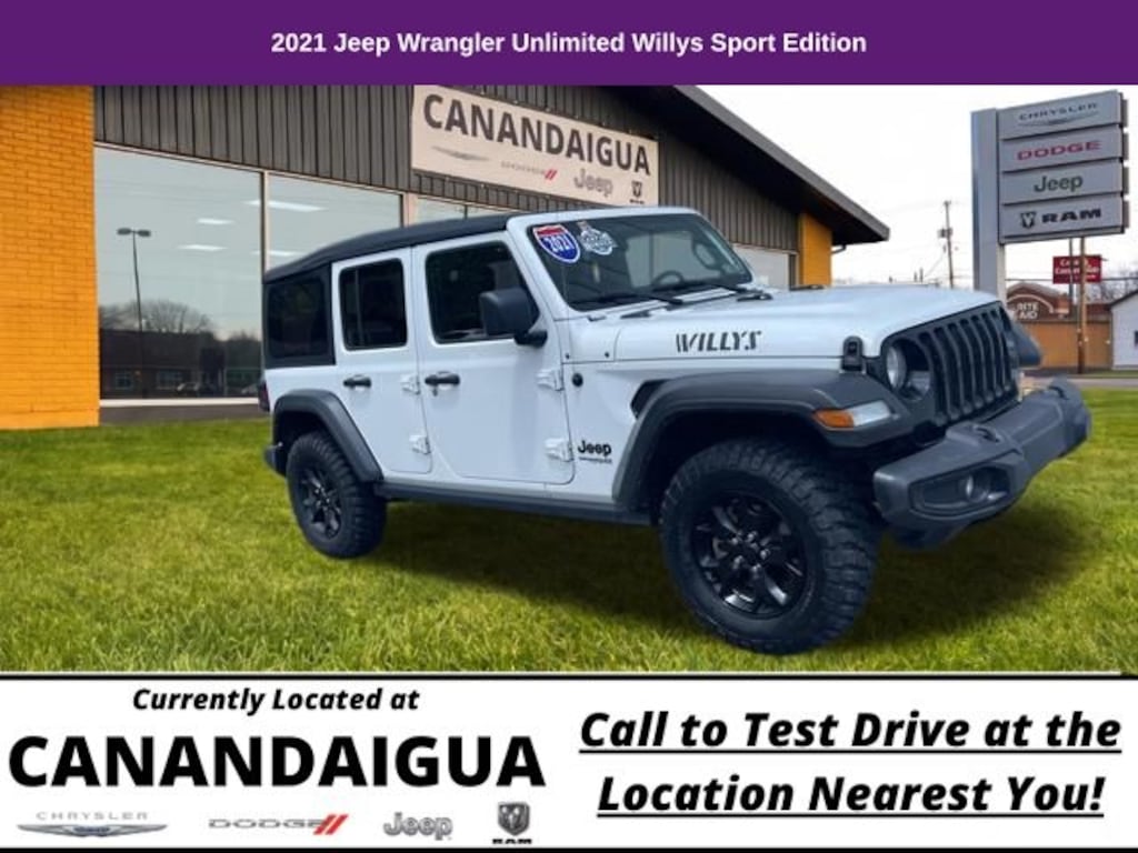 Used 2021 Jeep Wrangler Unlimited Sport SUV