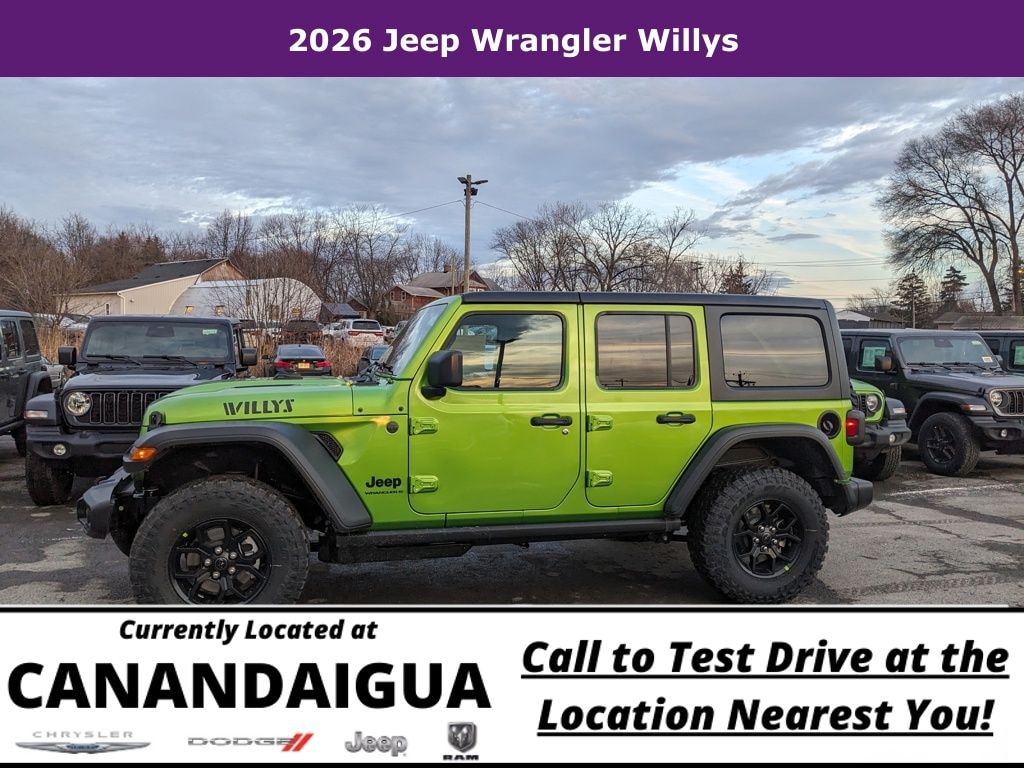 New 2026 Jeep Wrangler Willys Sport Utility
