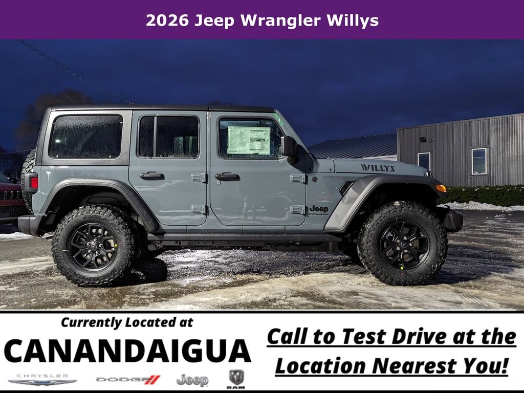New 2026 Jeep Wrangler Willys Sport Utility