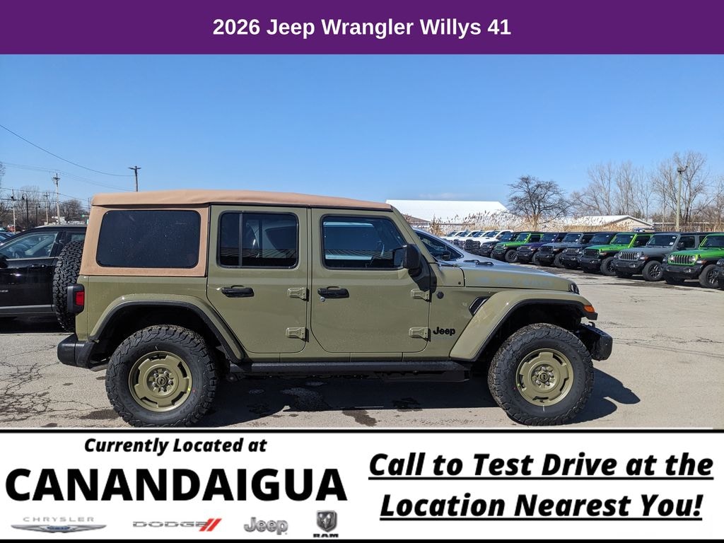 New 2026 Jeep Wrangler Willys 41 Sport Utility