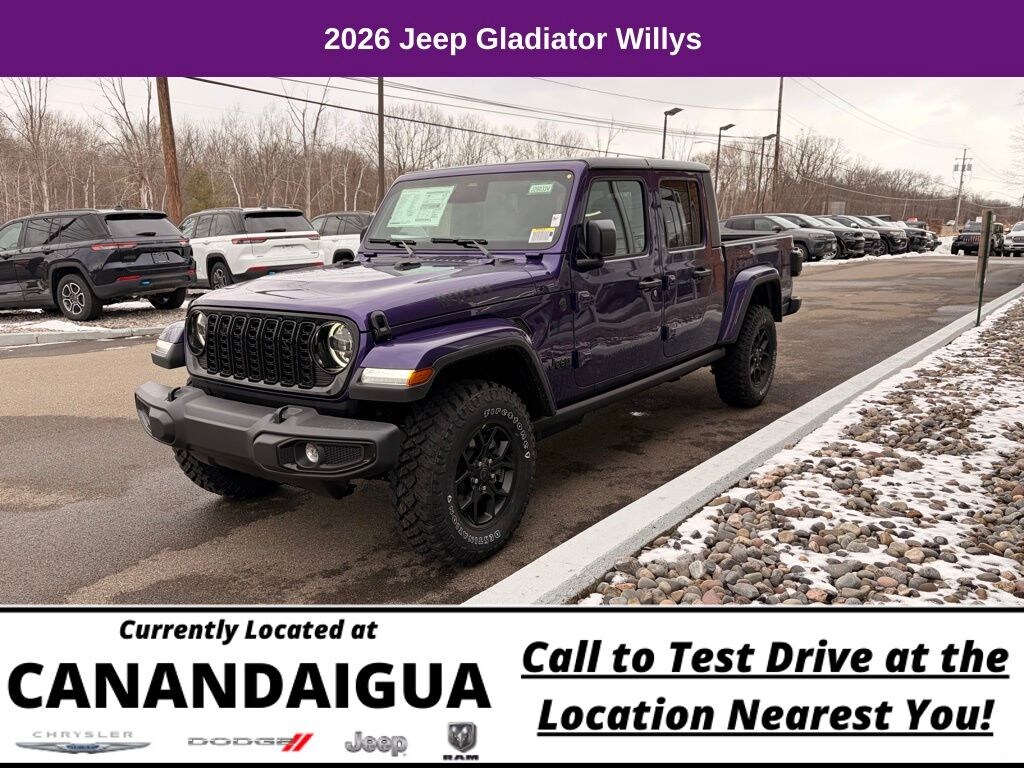 New 2026 Jeep Gladiator Willys Pickup
