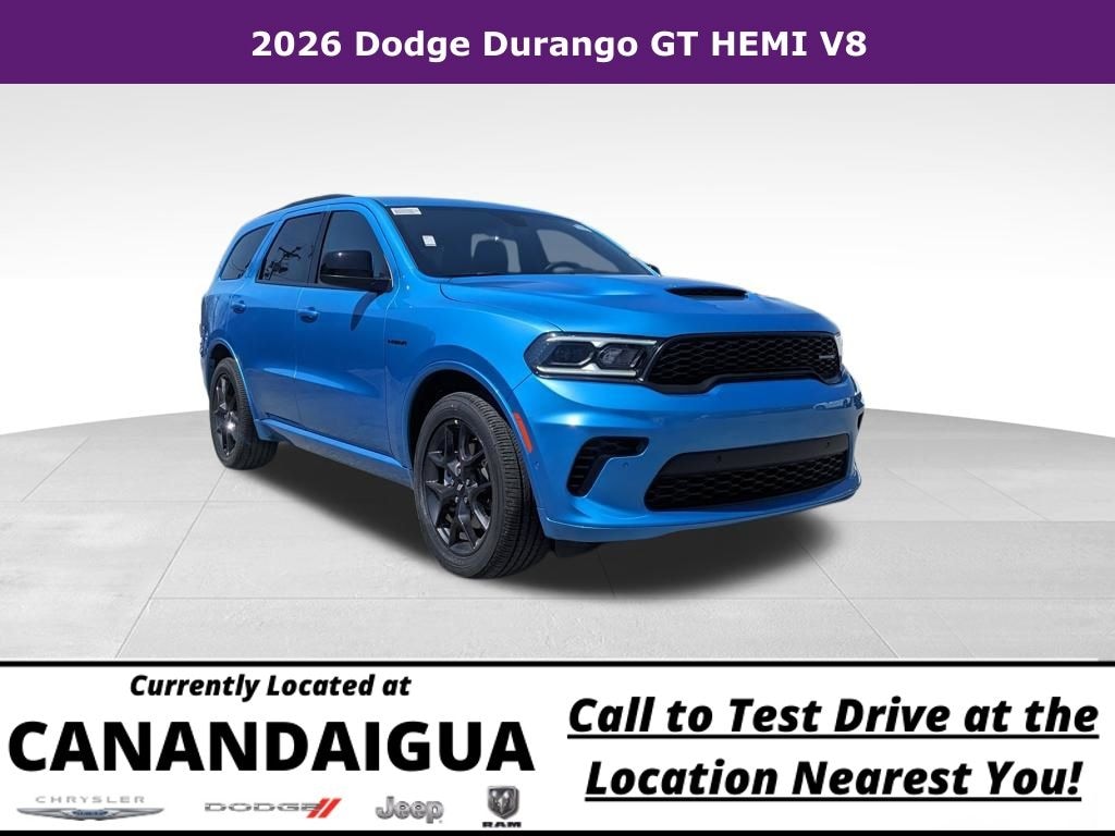 New 2026 Dodge Durango GT Hemi V8 Sport Utility