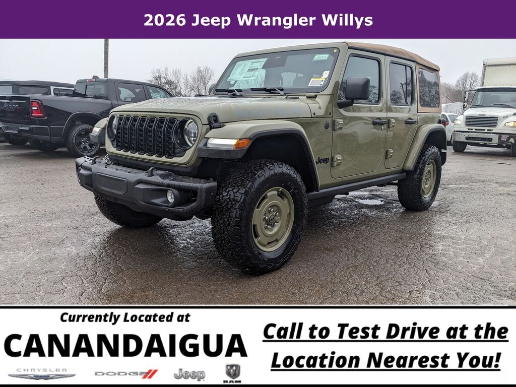 New 2026 Jeep Wrangler Willys Sport Utility