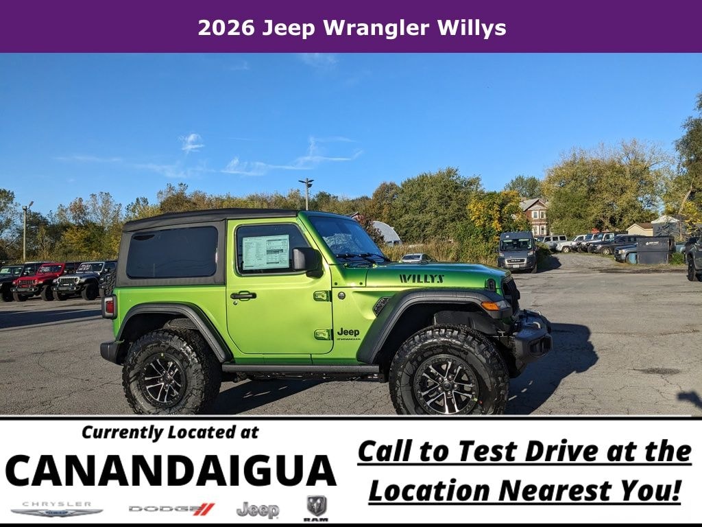 New 2026 Jeep Wrangler Willys Sport Utility