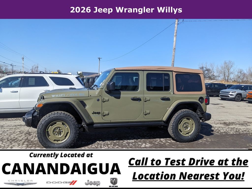 New 2026 Jeep Wrangler Willys Sport Utility