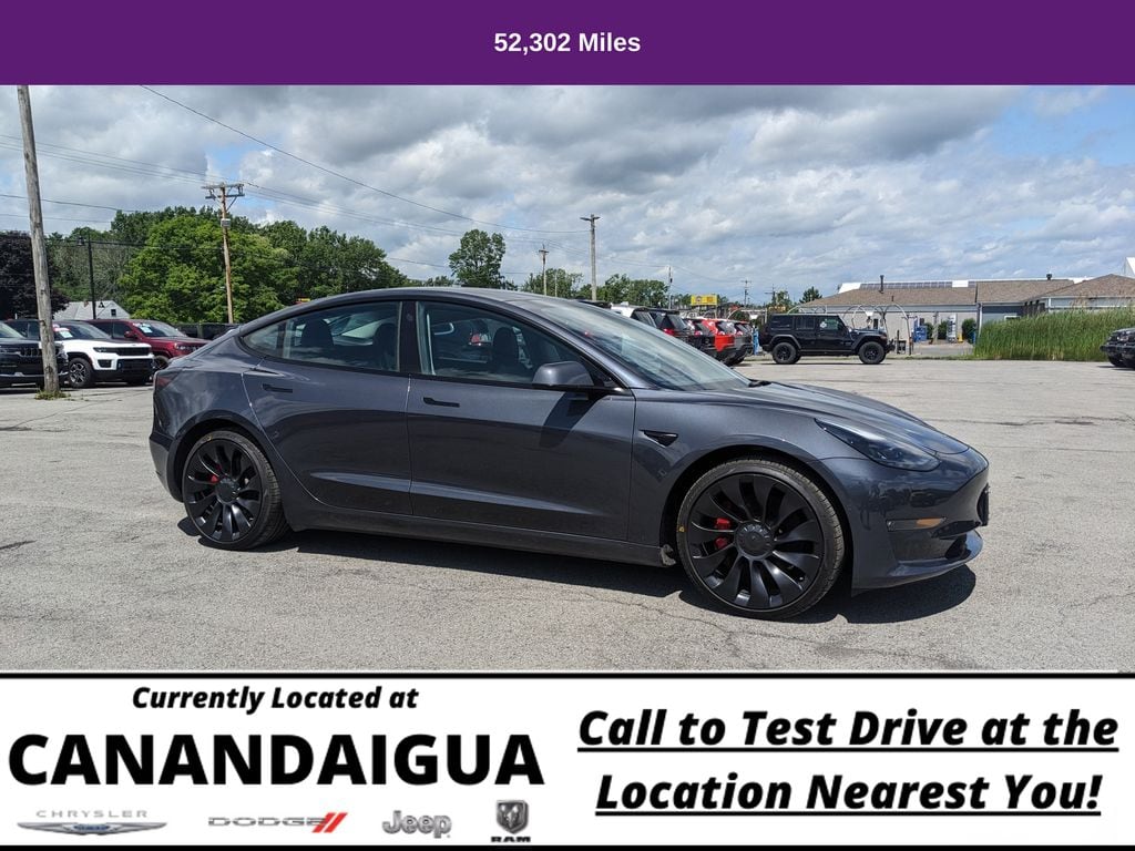 Used 2022 Tesla Model 3 Performance with VIN 5YJ3E1EC3NF236576 for sale in Canandaigua, NY