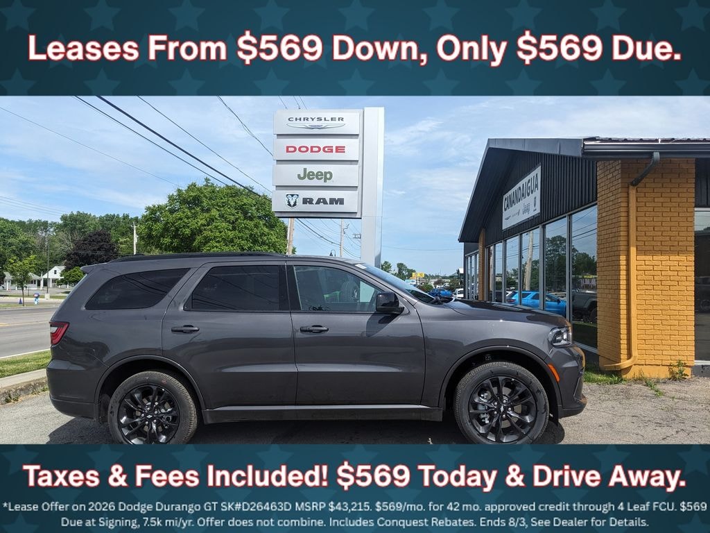 New 2026 Dodge Durango GT Sport Utility