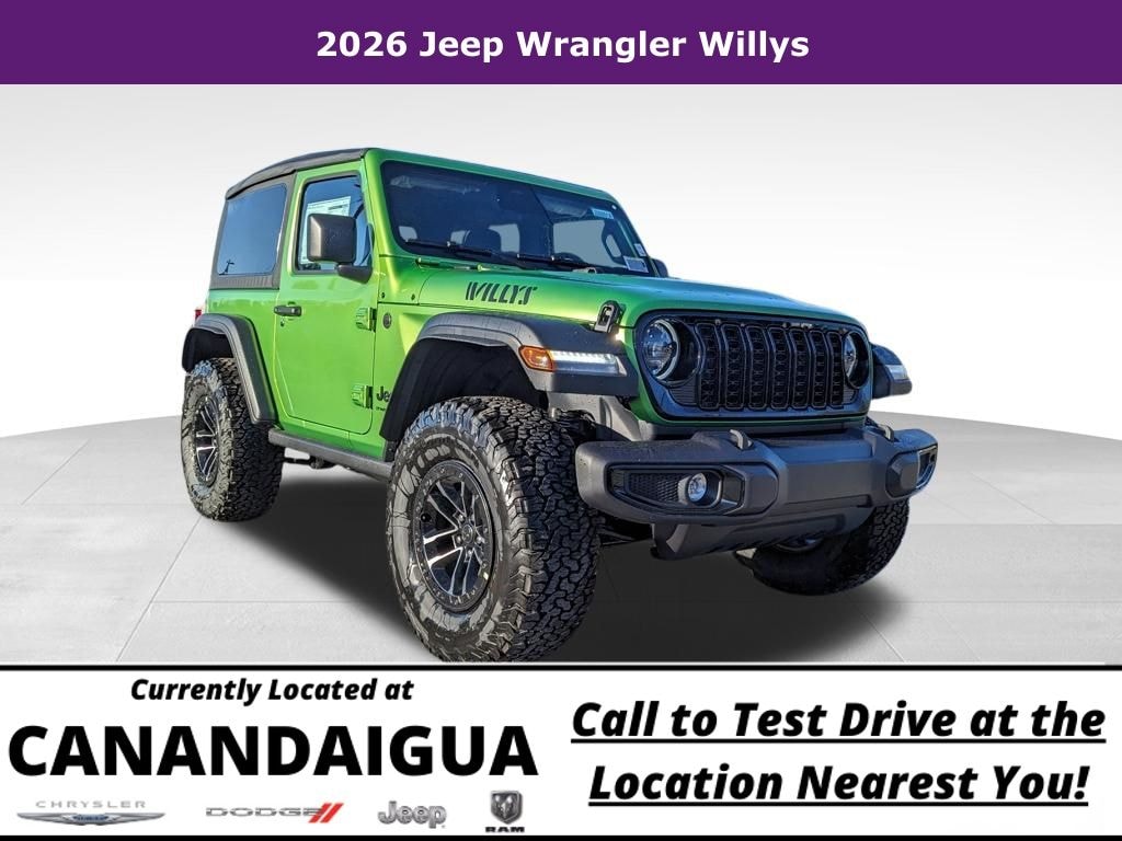 New 2026 Jeep Wrangler Willys Sport Utility