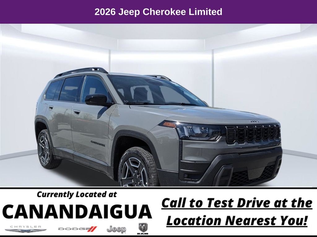 New 2026 Jeep Cherokee Limited Sport Utility