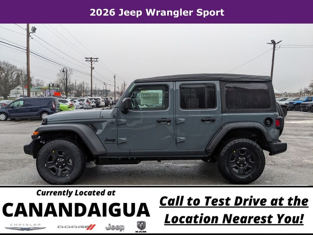 New 2026 Jeep Wrangler Sport Sport Utility