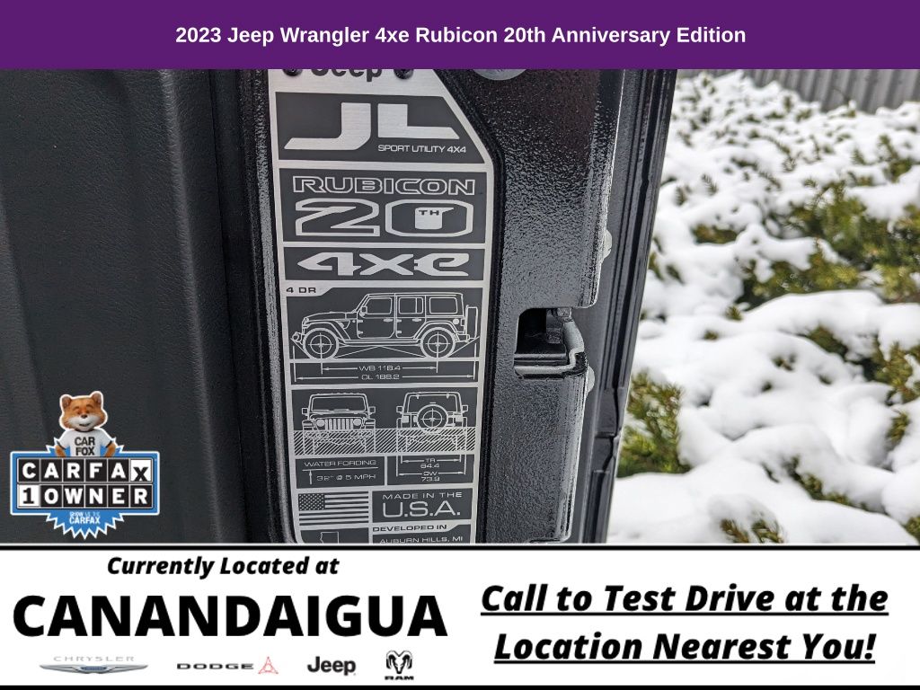 2023 Jeep Wrangler 4xe Rubicon 4XE 20th Anniversary - Photo 34