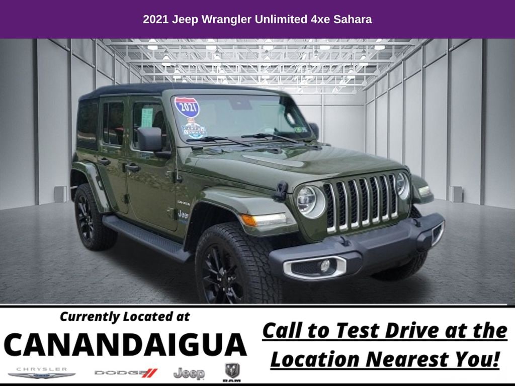 Used 2021 Jeep Wrangler 4xe Sahara SUV