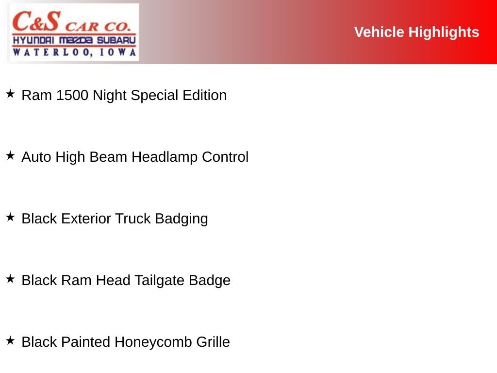 Used 2018 Ram 1500 Night Truck