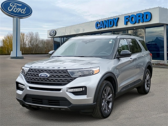 Used 2022 Ford Explorer XLT with VIN 1FMSK8DH4NGB72995 for sale in Charlotte, MI