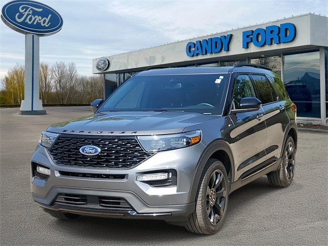 Used 2023 Ford Explorer ST-LINE with VIN 1FMSK8KH0PGB81943 for sale in Charlotte, MI
