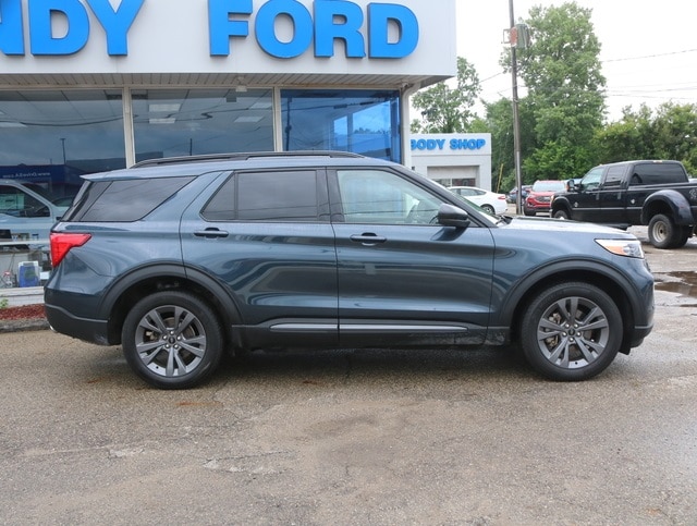 Used 2022 Ford Explorer XLT with VIN 1FMSK8DH6NGC20254 for sale in Charlotte, MI