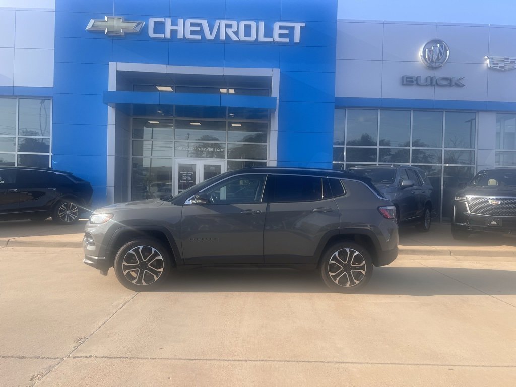 Used 2022 Jeep Compass Limited with VIN 3C4NJDCBXNT107168 for sale in Oxford, MS