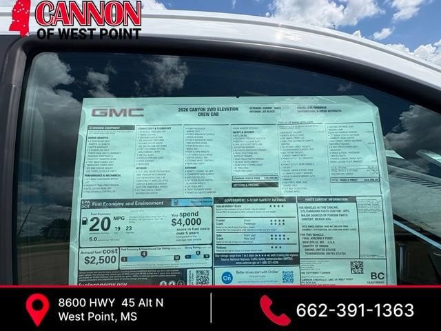 2026 GMC Canyon Elevation - Photo 10