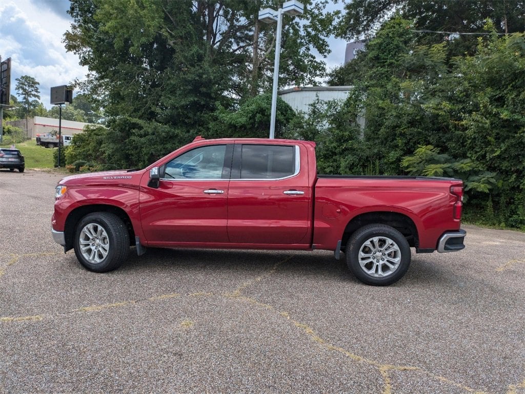 Certified 2023 Chevrolet Silverado 1500 LTZ with VIN 1GCPAEEDXPZ184521 for sale in Laurel, MS